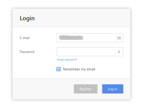 Initial Login with Single Sign On